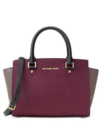 michael kors selma satchel color block|Selma Medium Color.